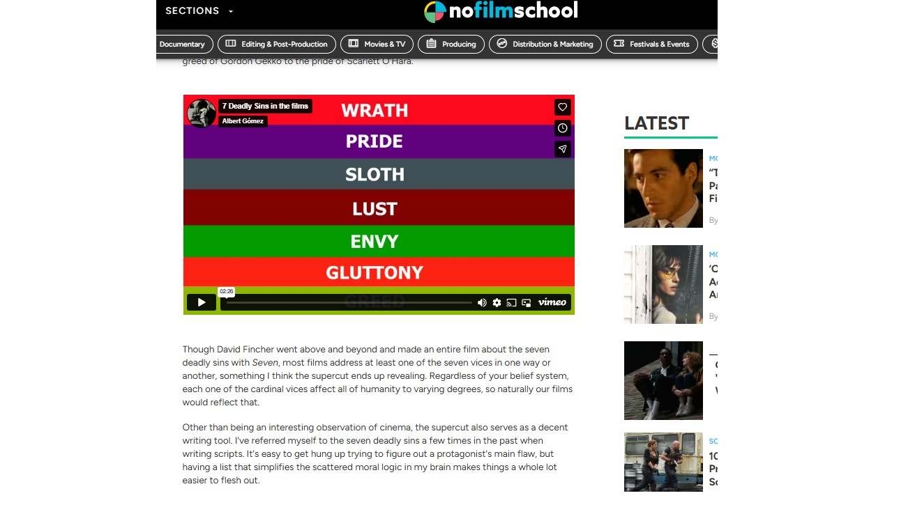 The 7 Deadly Sins of Cinema — No Film School